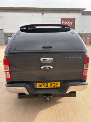 2018 Ford Ranger 3.2 Tdci Limited 1 Pickup Double Cab 4dr Diesel Auto 4WD Euro 5 (200 Ps) in Grey — image 4