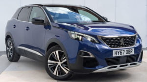 2017 Peugeot 3008 1.6 Bluehdi Gt Line Euro 6 (s/s) 5dr in Blue — image 5