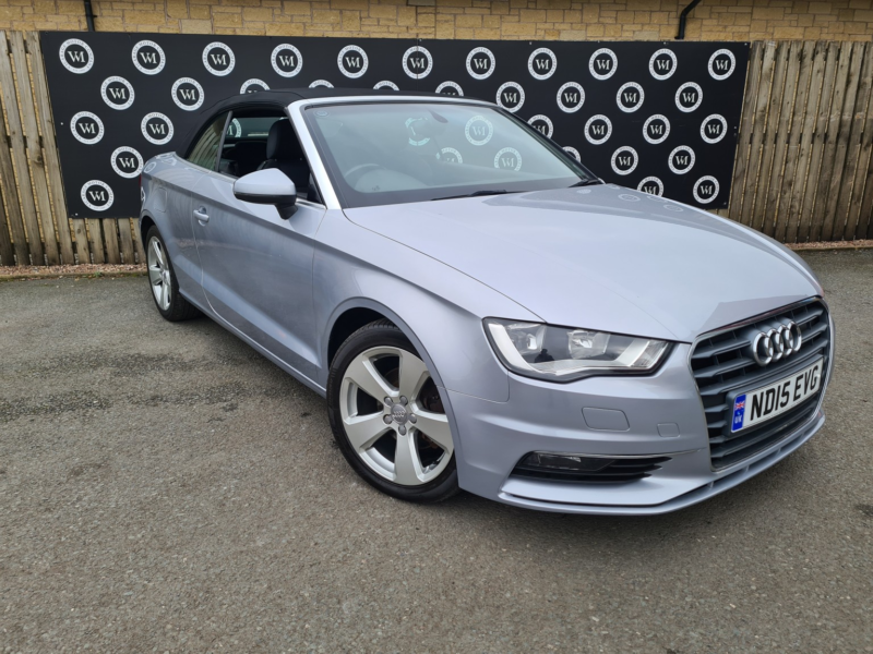 2015 Audi A3 Cabriolet 2.0 Tdi Sport in Silver — image 1