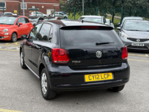 2012 Volkswagen Polo 1.2 S Euro 5 5dr (a/c) in Black — image 4