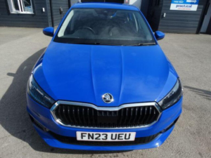 2023 Skoda Fabia 1.0 Tsi Se Comfort DSG Euro 6 (s/s) 5dr in Blue — image 2