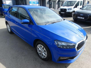 2023 Skoda Fabia 1.0 Tsi Se Comfort DSG Euro 6 (s/s) 5dr in Blue — image 3