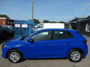 2023 Skoda Fabia 1.0 Tsi Se Comfort DSG Euro 6 (s/s) 5dr in Blue — image 4
