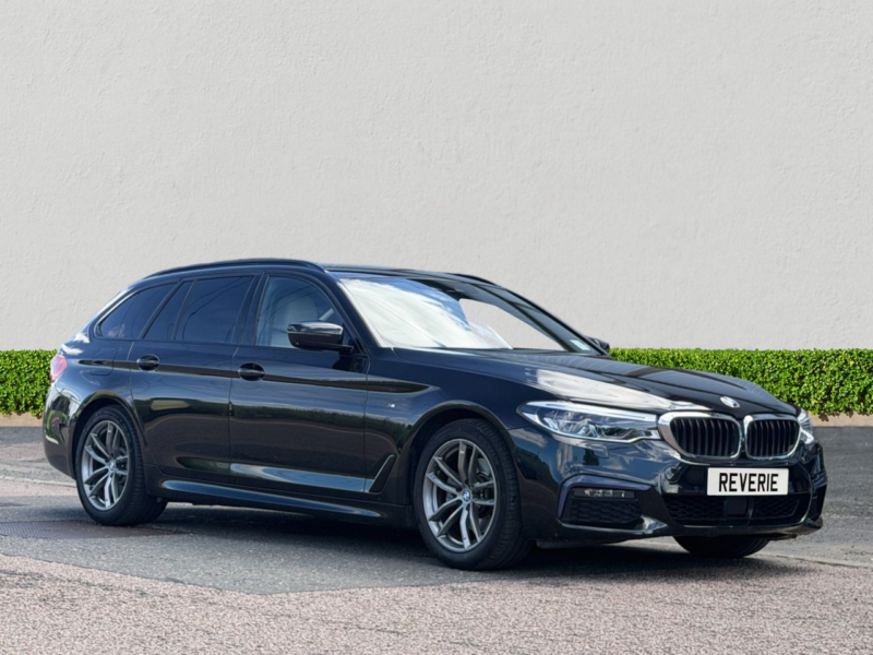 2020 BMW 5 Series 2.0 520d M Sport Touring 5dr Diesel Auto Euro 6 (s/s) (190 Ps) in Black — image 1
