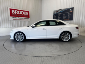 2019 Audi A4 2.0 Tdi 35 S Line S Tronic Euro 6 (s/s) 4dr in White — image 6
