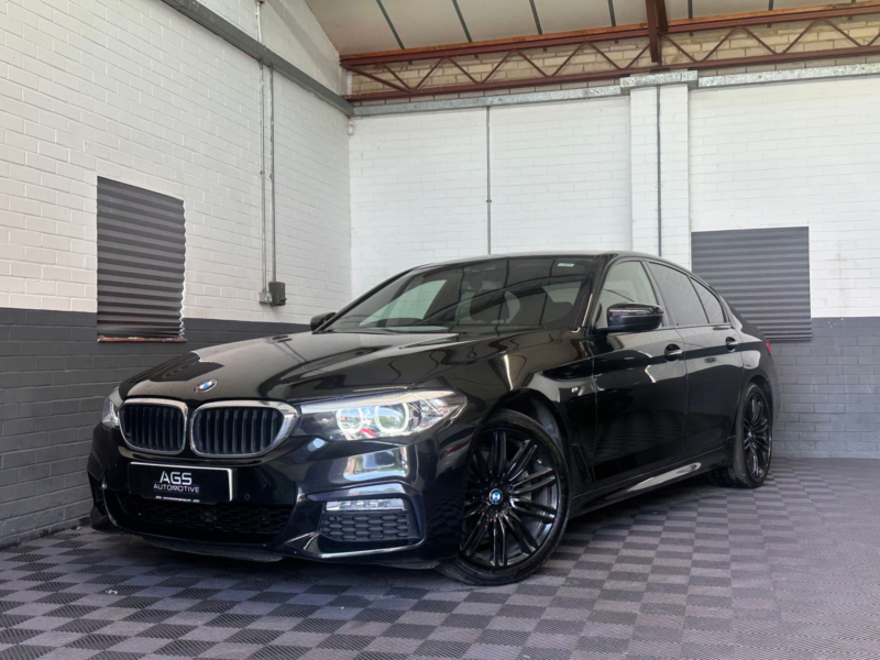 2017 BMW 5 Series 2.0 520d M Sport Saloon 4dr Diesel Auto Euro 6 (s/s) (190 Ps) in Black — image 1