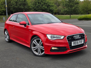 2015 Audi A3 2.0 Tdi S Line S Tronic Quattro Euro 6 (s/s) 3dr in Red — image 3