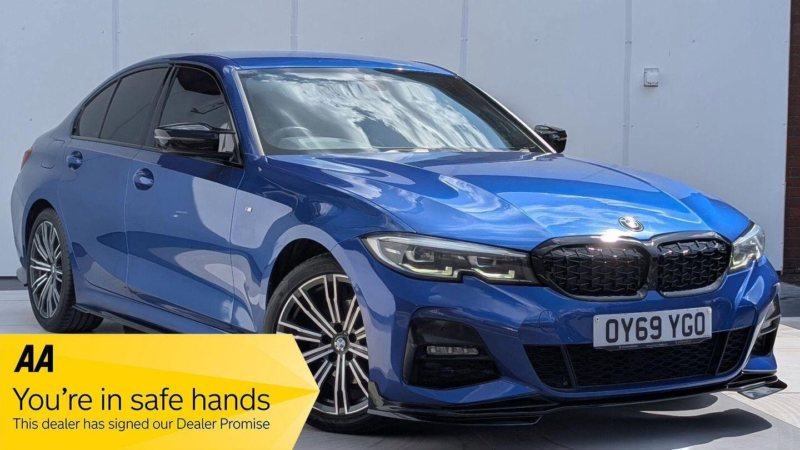 2019 BMW 3 Series 2.0 320i M Sport Auto Euro 6 (s/s) 4dr in Blue — image 1