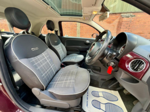 2015 Fiat 500 1.2 Lounge Euro 6 (s/s) 3dr in Red — image 3