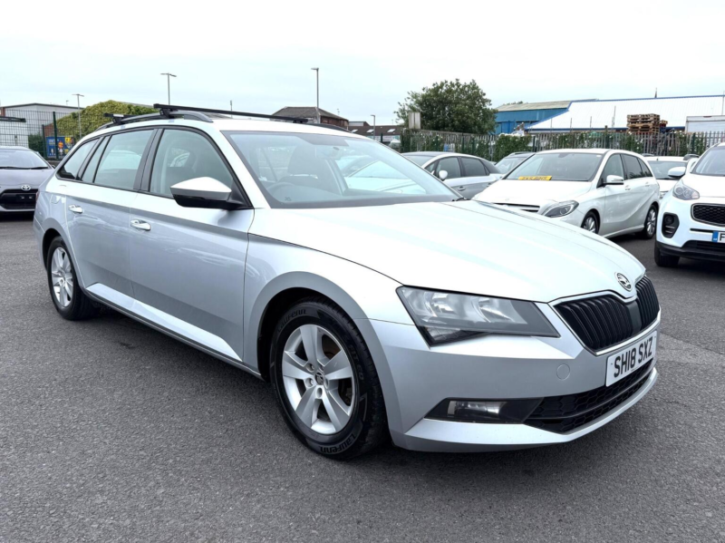 2018 Skoda Superb 1.6 Tdi S Euro 6 (s/s) 5dr in Silver — image 1