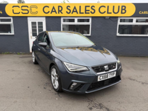 2018 SEAT Ibiza 1.0 Tsi Fr Euro 6 (s/s) 5dr Gpf in Grey — image 4