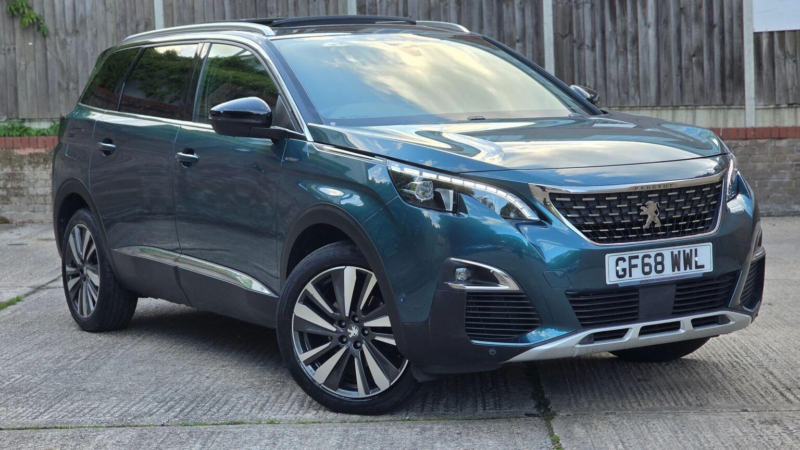 2018 Peugeot 5008 1.5 Bluehdi Gt Line Premium Eat Euro 6 (s/s) 5dr in Green — image 1