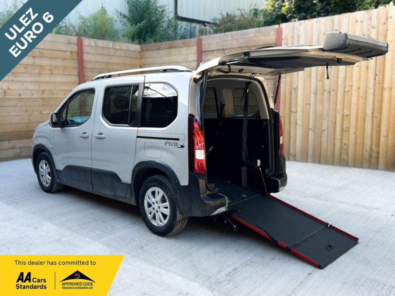 2021 Peugeot Rifter 3 SEAT Petrol Auto Wheelchair Accessible Disabled Access Vehicle Wav in Beige — image 1