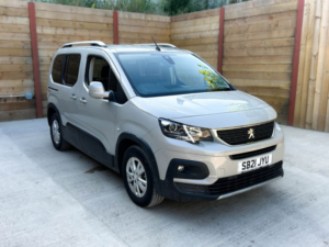 2021 Peugeot Rifter 3 SEAT Petrol Auto Wheelchair Accessible Disabled Access Vehicle Wav in Beige — image 5