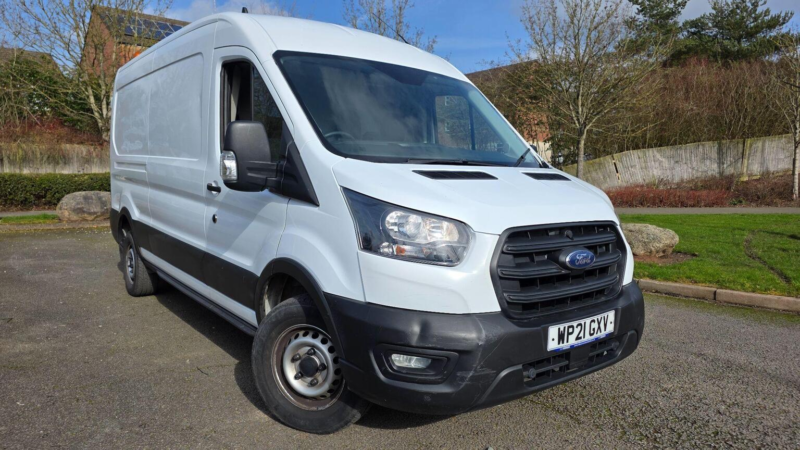 2021 Ford Transit 2.0 350 Ecoblue Leader Rwd L3 H2 Euro 6 (s/s) 5dr in White — image 1