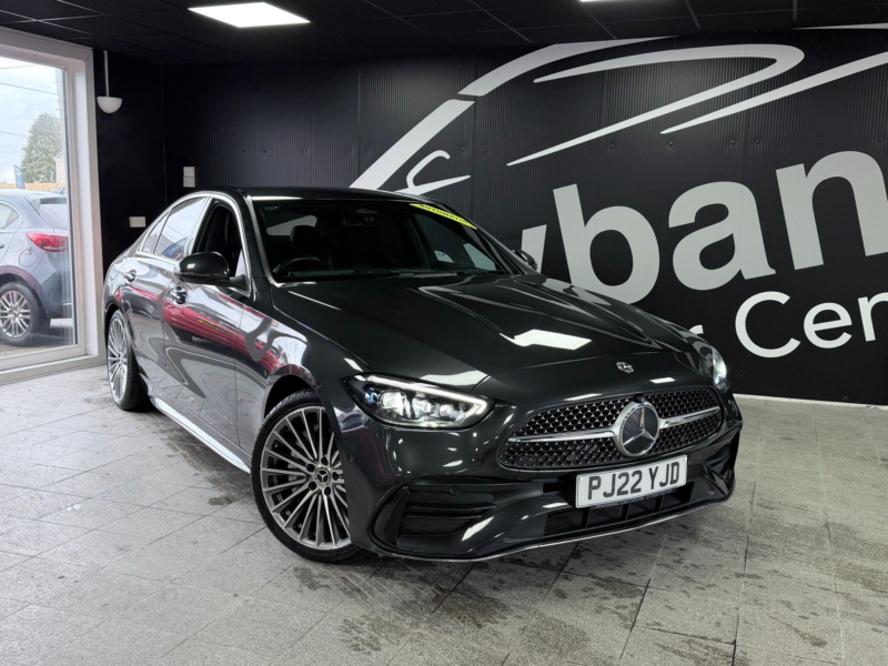 2022 Mercedes-Benz C Class 1.5 C200h Mhev Amg Line (premium) G-Tronic+ Euro 6 (s/s) 4dr in Grey — image 1
