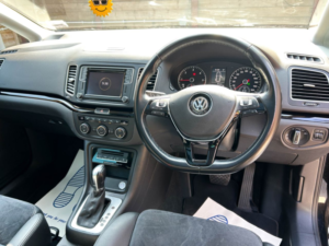 2021 Volkswagen Sharan 4 SEAT Auto Wheelchair Accessible Disabled Access Vehicle Wav in Black — image 2