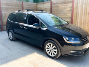 2021 Volkswagen Sharan 4 SEAT Auto Wheelchair Accessible Disabled Access Vehicle Wav in Black — image 3