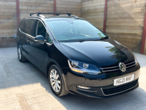 2021 Volkswagen Sharan 4 SEAT Auto Wheelchair Accessible Disabled Access Vehicle Wav in Black — image 4