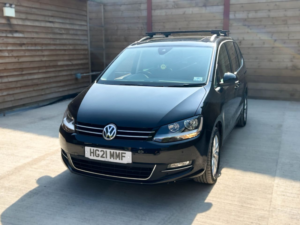 2021 Volkswagen Sharan 4 SEAT Auto Wheelchair Accessible Disabled Access Vehicle Wav in Black — image 6