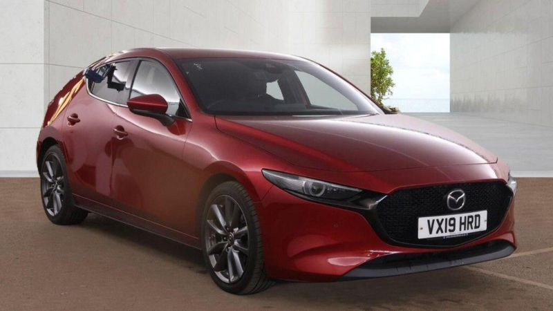 2019 Mazda Mazda3 1.8 Skyactiv-D Gt Sport Euro 6 (s/s) 5dr in Red — image 1