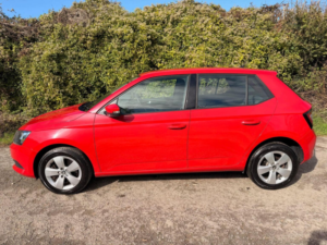 2017 Skoda Fabia 1.0 Tsi Se Euro 6 (s/s) 5dr in Red — image 3
