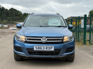 2013 Volkswagen Tiguan 2.0 Tdi Bluemotion Tech S SUV 5dr Diesel Manual 2WD Euro 5 (s/s) (140 Ps) in Blue — image 2