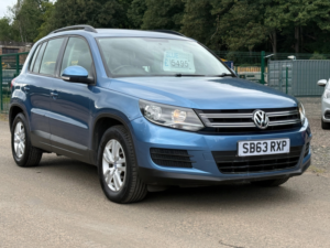 2013 Volkswagen Tiguan 2.0 Tdi Bluemotion Tech S SUV 5dr Diesel Manual 2WD Euro 5 (s/s) (140 Ps) in Blue — image 3
