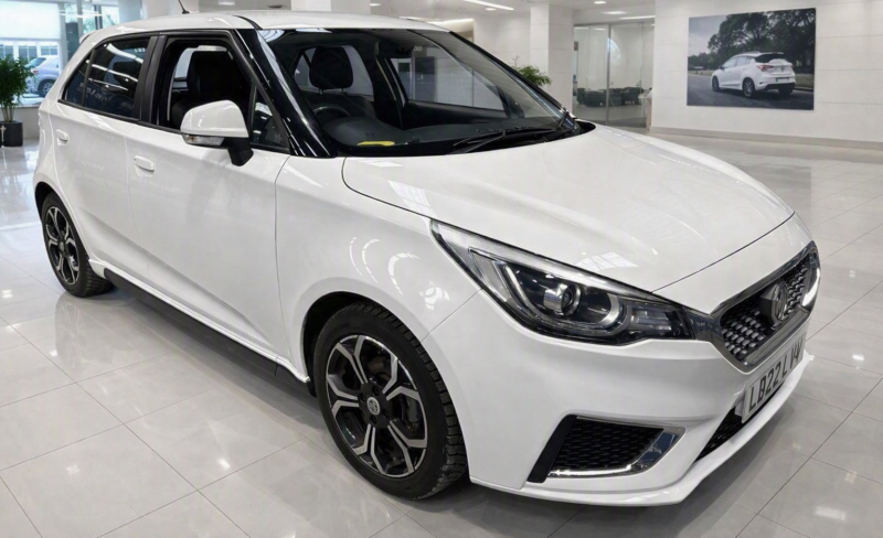 2022 MG Mg3 1.5 Vti-Tech Exclusive Nav Hatchback 5dr Petrol Manual Euro 6 (s/s) (106 Ps) in White — image 1