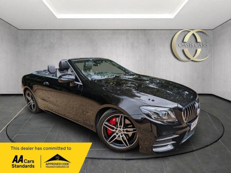2017 Mercedes-Benz E Class 2.0 E300 Amg Line (premium Plus) Cabriolet G-Tronic+ Euro 6 (s/s) 2dr in Black — image 1