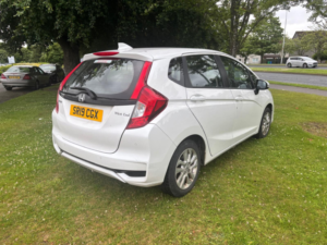 2019 Honda Jazz 1.3 I-Vtec Se Hatchback 5dr Petrol Manual Euro 6 (s/s) (102 Ps) in White — image 3