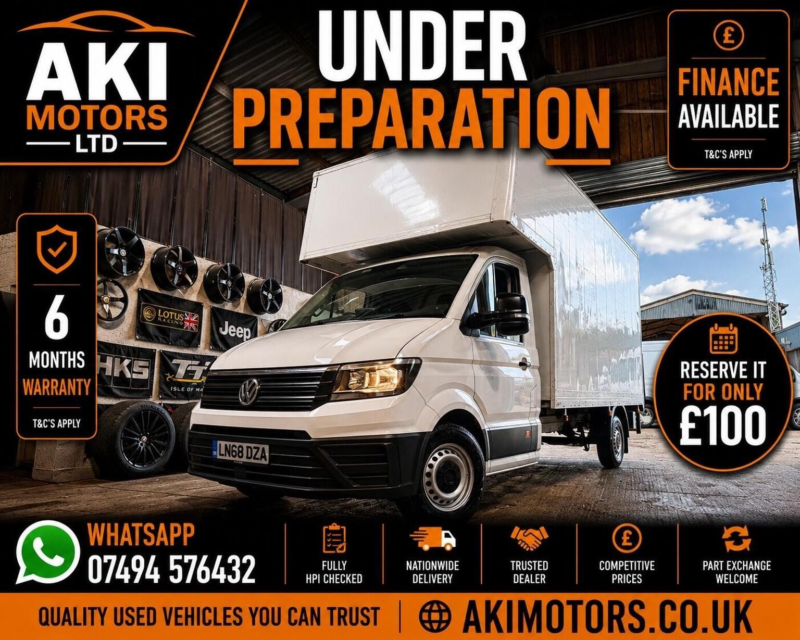 2018 Volkswagen Crafter 2.0 Tdi Cr35 Bluemotion Tech Startline Fwd Lwb Euro 6 (s/s) 2dr in White — image 1