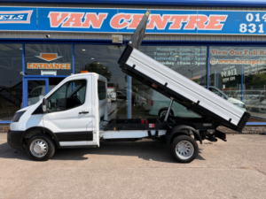 2020 Ford Transit 2.0 350 Ecoblue Leader Single Cab Tipper 2dr Diesel Manual Rwd L2 Euro 6 130 Ps in White — image 3