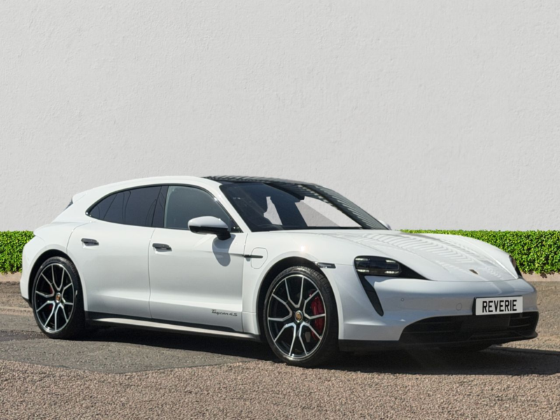 2022 Porsche Taycan Performance 79.2kwh 4s Sport Turismo 5dr Electric Auto 4WD (11kw Charger) (530 Ps) in White — image 1
