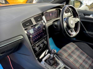 2018 Volkswagen Golf Gti 2.0 Tsi 5-Door - Digital Dash, Mk7.5 Model, Sat Nav - 60,100 Miles - Atlantic Blue in Blue — image 3