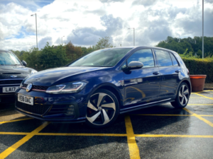 2018 Volkswagen Golf Gti 2.0 Tsi 5-Door - Digital Dash, Mk7.5 Model, Sat Nav - 60,100 Miles - Atlantic Blue in Blue — image 5
