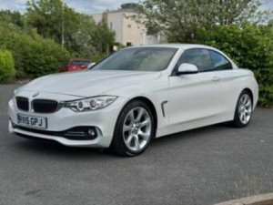 2015 BMW 4 Series 2.0 420d Luxury Convertible in White — image 3