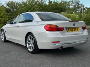 2015 BMW 4 Series 2.0 420d Luxury Convertible in White — image 4