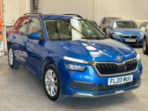 2020 Skoda Kamiq 1.5 Tsi Act Se Euro 6 (s/s) 5dr in Blue — image 2
