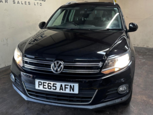 2015 Volkswagen Tiguan 2.0 Tdi Bluemotion Tech Match DSG 4WD Euro 6 (s/s) 5dr in Black — image 6