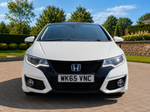 2015 Honda Civic 1.8 I-Vtec Sr Auto Euro 6 5dr in White — image 2