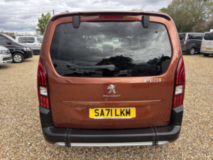 2021 Peugeot Rifter Wav Wheelchair Accessible Vehicle 1.5 Bluehdi Allure in Bronze — image 4