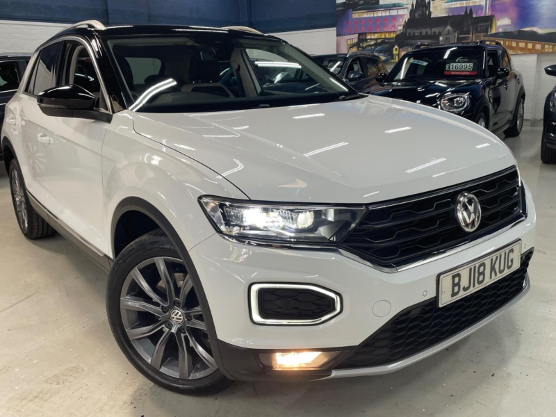 2018 Volkswagen T-Roc 1.5 Tsi Evo Sel Euro 6 (s/s) 5dr in White — image 1