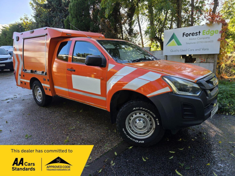2019 Isuzu D-Max 1.9 Td Utility 4WD Euro 6 2dr in Orange — image 1