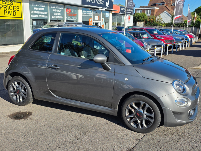 2019 Fiat 500 1.2 S Hatchback 3dr Petrol Manual Euro 6 (s/s) (69 Bhp) in Grey — image 1