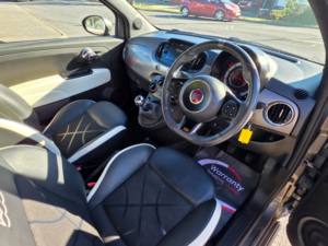 2019 Fiat 500 1.2 S Hatchback 3dr Petrol Manual Euro 6 (s/s) (69 Bhp) in Grey — image 3