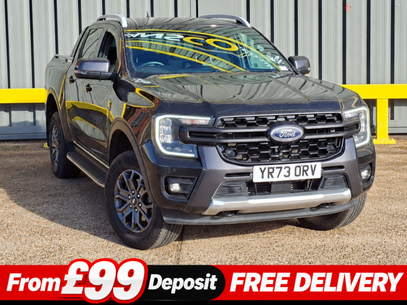 2023 Ford Ranger 2.0 Td Ecoblue Wildtrak Pickup Double Cab 4dr Diesel Auto 4WD Euro 6 (s/s) (205 Ps) in Black — image 1