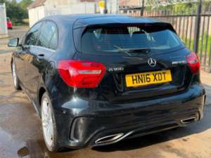 2016 Mercedes-Benz A Class 1.6 A180 Amg Line (premium) 7g-Dct Euro 6 (s/s) 5dr in Black — image 3