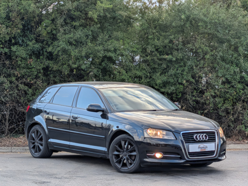 2012 Audi A3 2.0 Tdi Sport Only £35 Road Tax in Black — image 1