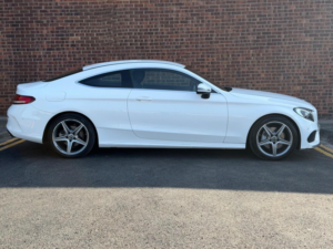 2018 Mercedes-Benz C Class 2.0 C200 Amg Line G-Tronic+ Euro 6 (s/s) 2dr in White — image 3